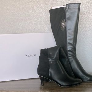 Alfani Black Pump/Micro Tall Boot